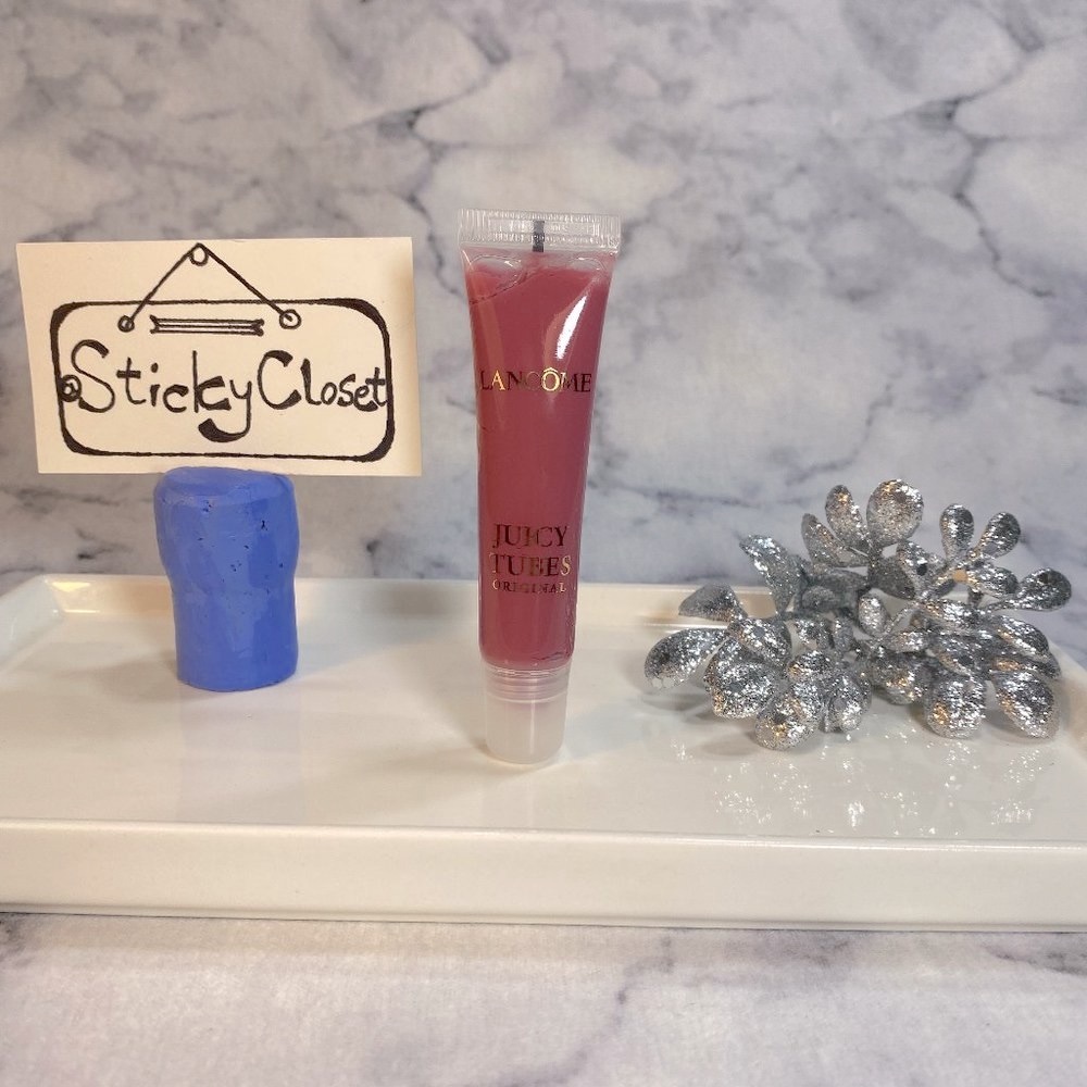 Lancome Beauty-Juicy Tube Lip Gloss Tickled Ultra Shiny Hydration-Full 15 ml-NEW